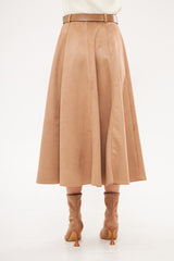 A-Line Midi Skirt