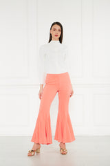 2104050- Striped Bell Bottom Pants - Montania Shop