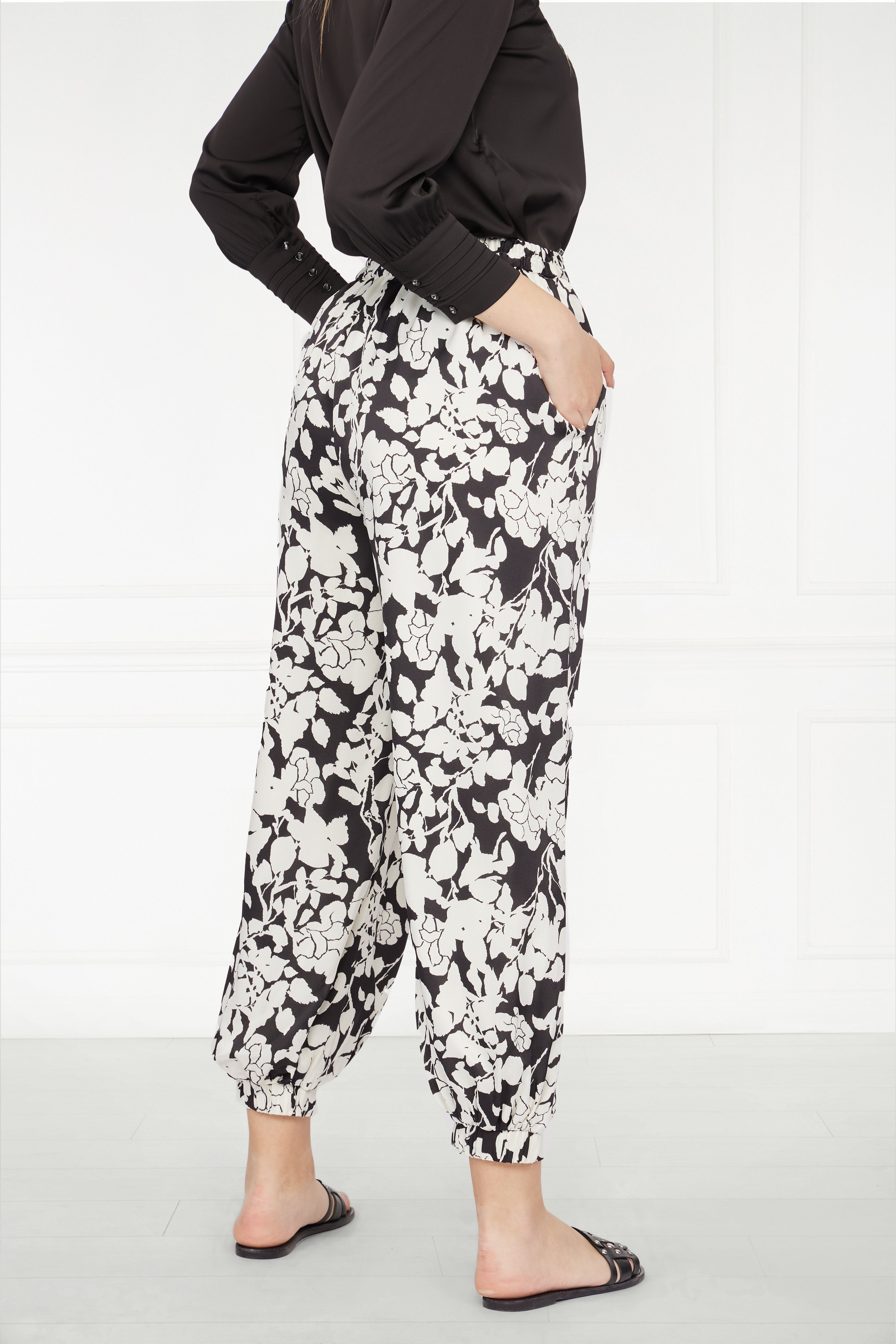 2104074- Floral Boho Pants - Montania Shop