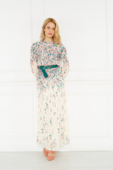 2143082- Floral Maxi Dress - Montania Shop