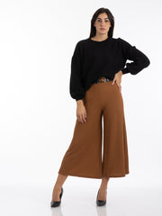 2204156- High Waist Wide Leg Pants