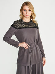 2105039- Lace Top Blouse - Montania Shop